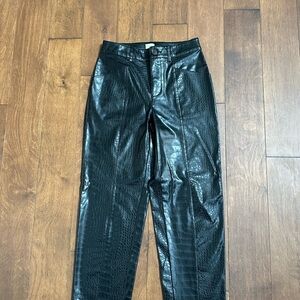 a new day Black Textured Women’s Pants